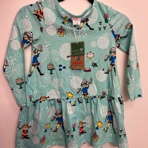 Kids Casual Dress - Green